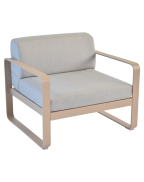 Fauteuil Bellevie - Coussins gris flanelle FERMOB