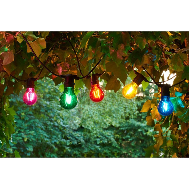 Anna's Collection - Guirlande lumineuse extérieur - Filament - 10 ampoules  LED XL - 10