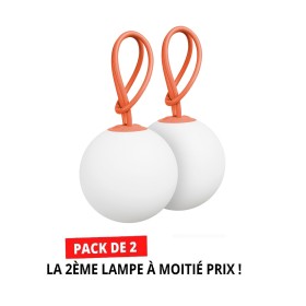 Pack de 2 lampes BOLLEKE Tangerine - FATBOY