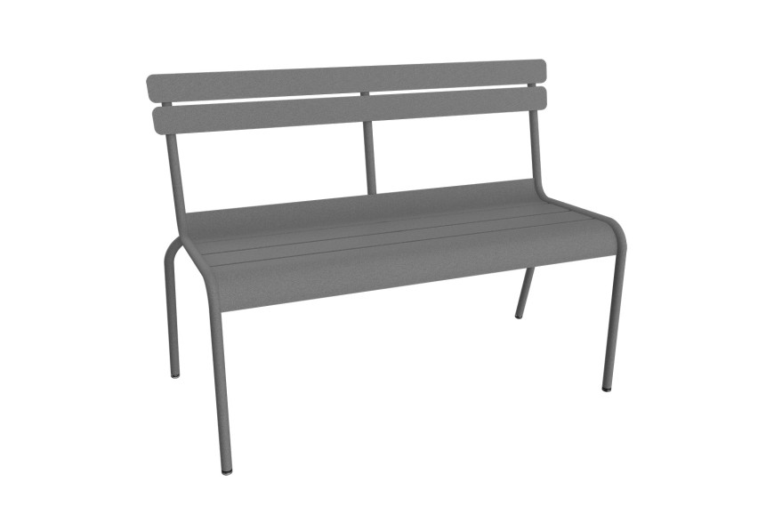 Banc de jardin avec dossier 118x56 cm LUXEMBOURG / 3 places - FERMOB