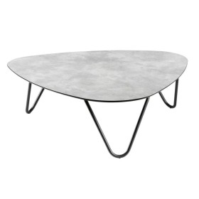 Table basse de jardin Cocoon Ciment 33x96x102 cm - LAFUMA